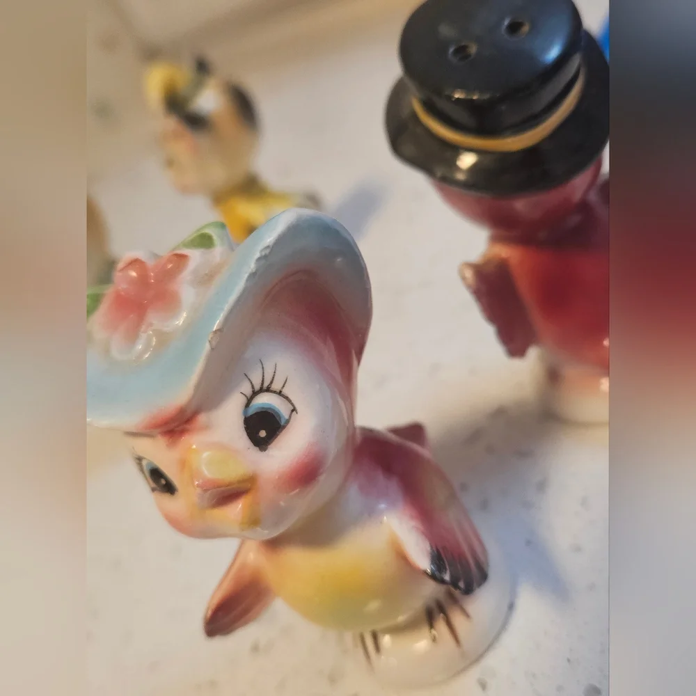 Mcm Kitsch Mr Mrs Bird Shakers - Picture 6 of 7